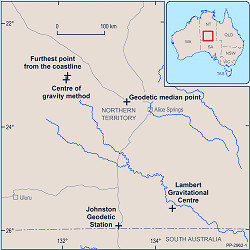 Centre of Australia States and Territories | Geoscience Australia